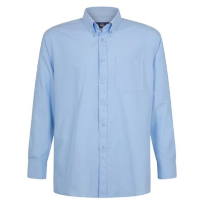 Camisa Oxford con Bolsillo Manga Larga