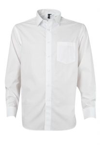 camisa trevira manga larga blanco