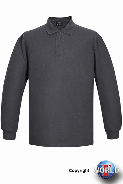 Polera Piqué Manga Larga Hombre por mayor - Imagen 15