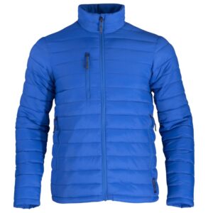 parka termica tipo pluma azulino