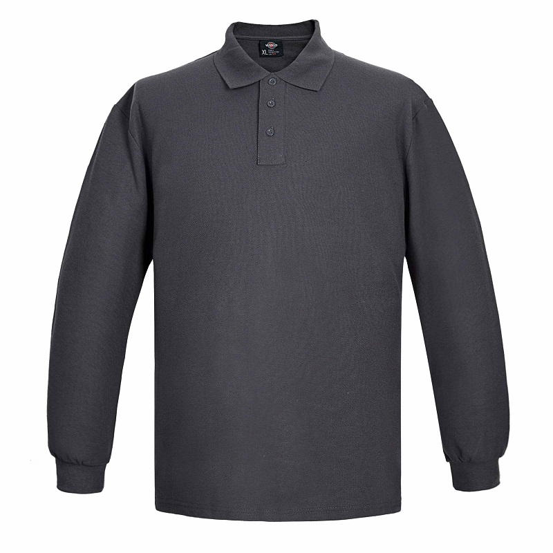 Polera Piqué Manga Larga Hombre por mayor - Imagen 14