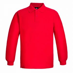 polera pique manga larga hombre