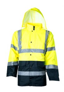 parka alta visibilidad combinada