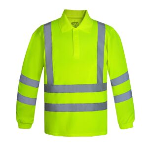 polera fluor reflectante