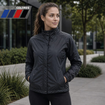 cortaviento mujer de trabajo