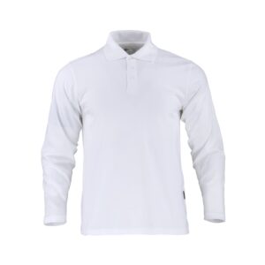 polera-polo-dryfresh-smooth-manga-larga-hombre blanca