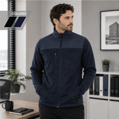 Chaqueta Premium Knit fleece Melange Hombre