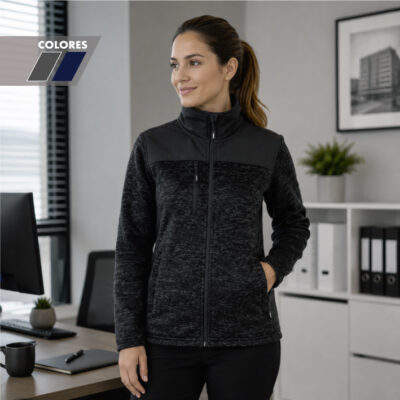 Chaqueta  Premium Knit fleece Melange Mujer