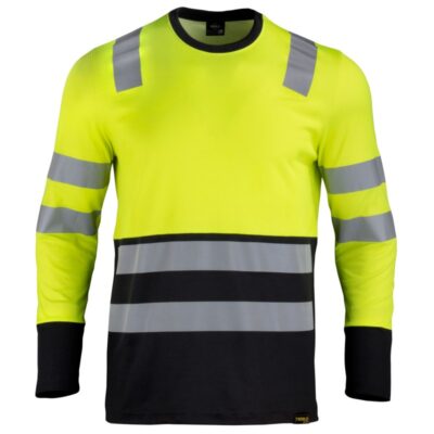 polera alta visibilidad bi color