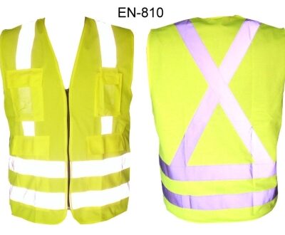 Chaleco Vial Multiuso con Cinta Reflectante