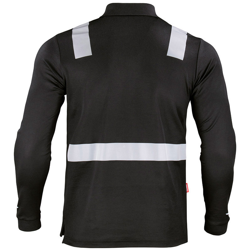polera-pique con cinta-reflectiva-manga-larga