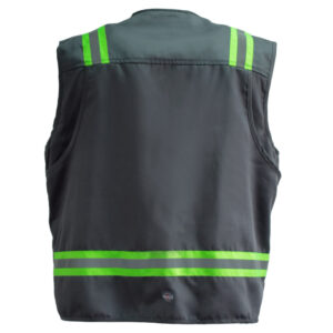 chaleco-geologo-gabardina-dual-hi-vis-con-cinta-dia-y-noche GRIS portal ropa empresas