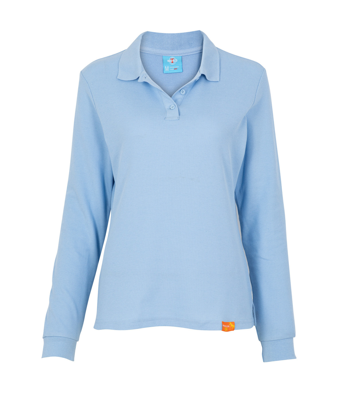 Polera Piqué Manga Larga Mujer 80% Algodón - Imagen 5